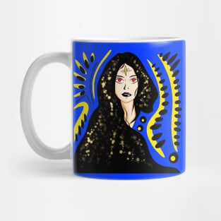 the bright woman in the future mandala ecopop Mug